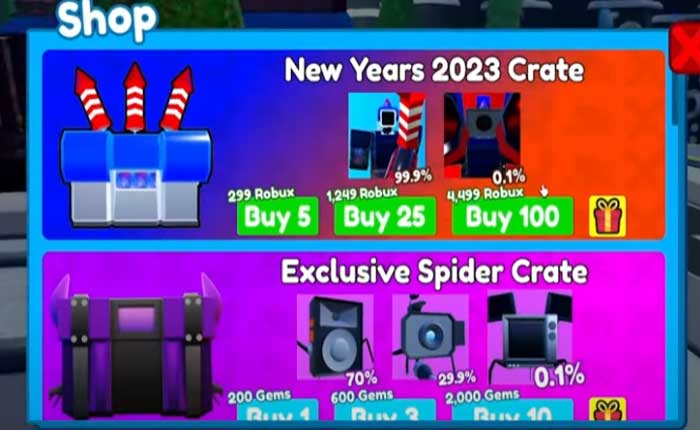 トイレタワーディフェンス新年2023木箱ショップ