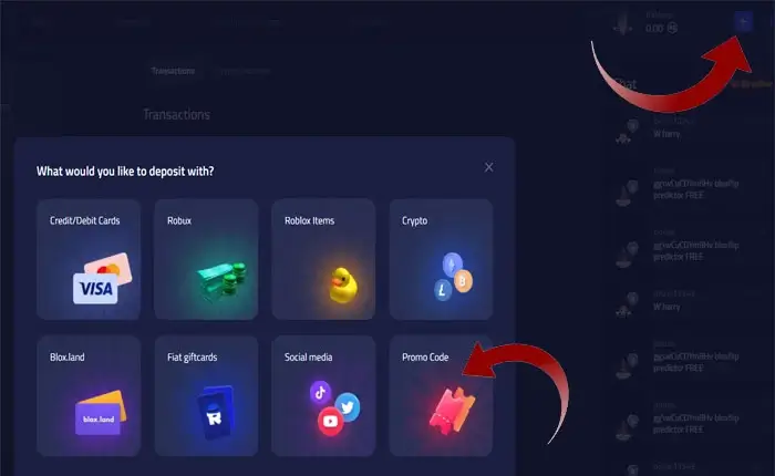 Bloxflip プロモーション コード + アイコン