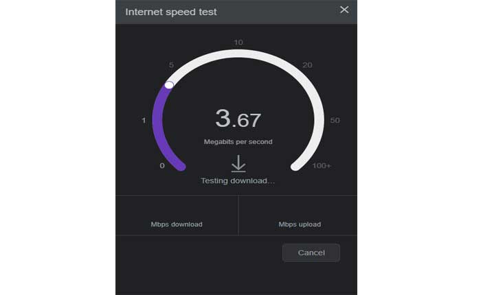 インターネット接続を確認してください