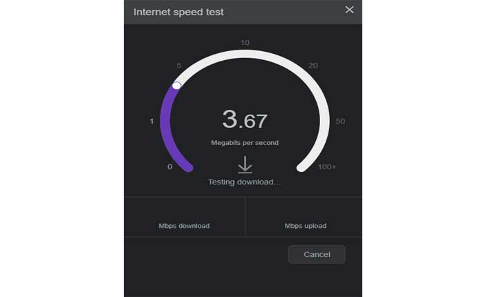 インターネット接続を確認してください