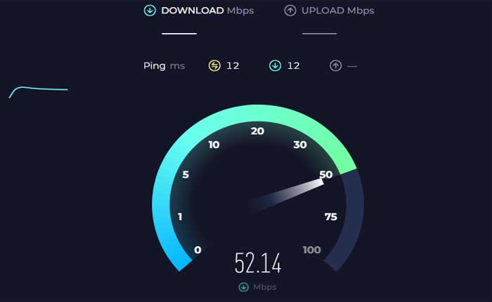 インターネット接続を確認してください