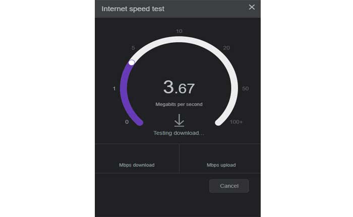 インターネット接続を確認する