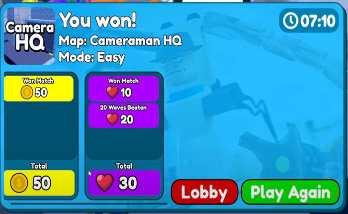 トイレタワーディフェンスでハートとバレンタインクレートを入手