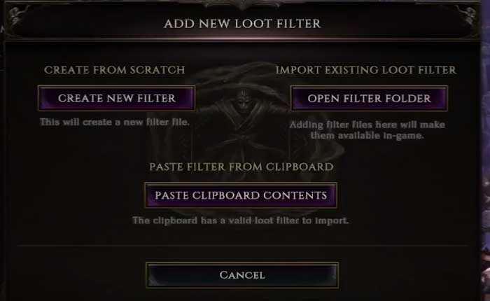 Last Epoch 戦利品フィルターをインポートする方法