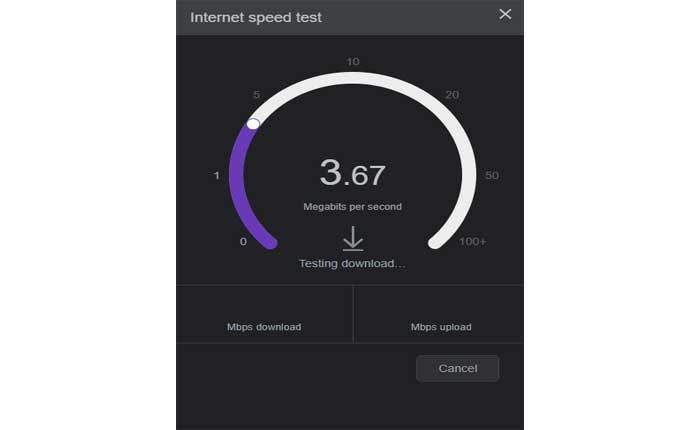 インターネット接続を確認する