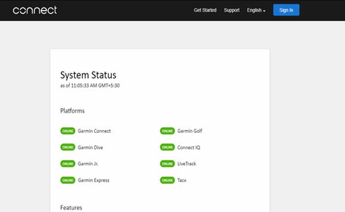 Garmin から Strava が機能しない