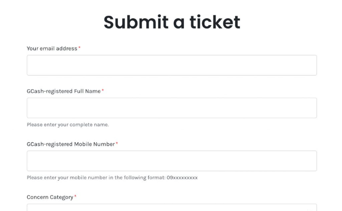 チケットを送信する