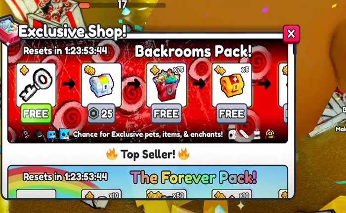 ペットシミュレーター99でバックルームキーを入手して使用する方法