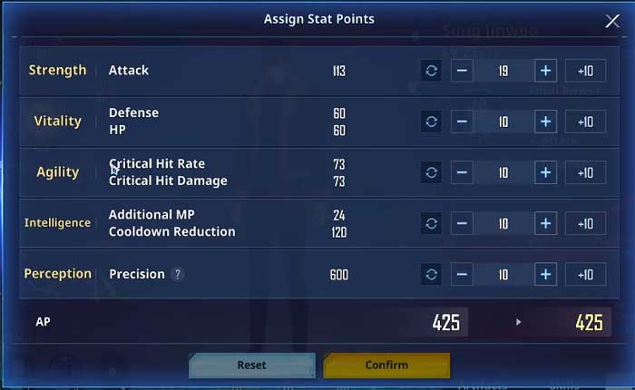 ソロ レベリング: Arise 統計ガイド