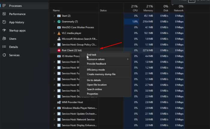 Riot Vanguardが動作しない問題を修正する方法