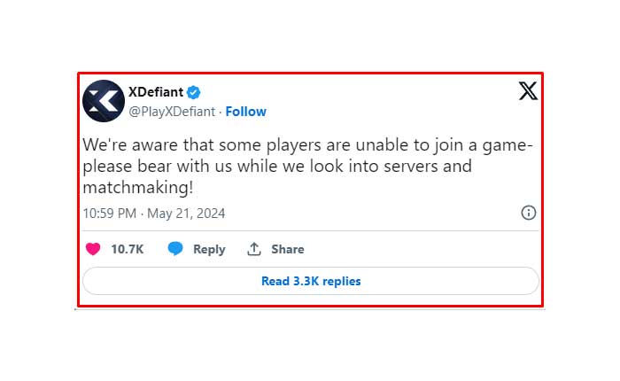 XDefiantのマッチメイキングが機能しない問題を修正する方法