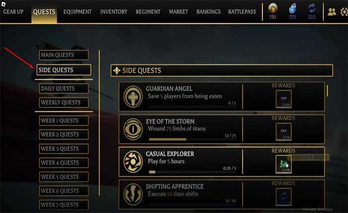 進撃の巨人革命で幸運を得る方法