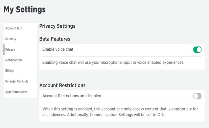 Roblox VCが機能していません