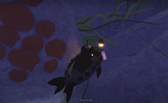 フィッシュの穏やかなゾーンドアのロックを解除します