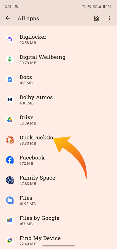 Duckduckgoは結果を示していません