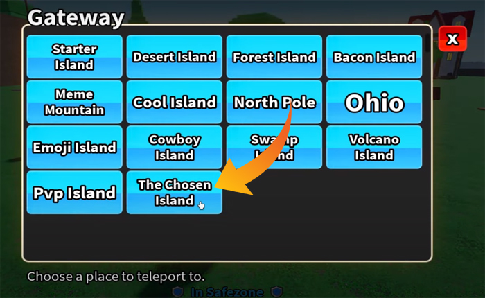 ミームの果物で選ばれたオーブを入手してください
