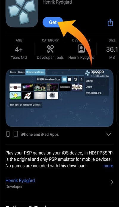 PPSSPP iOSセットアップガイド