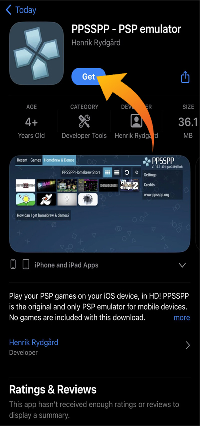 PPSSPP iOSセットアップガイド