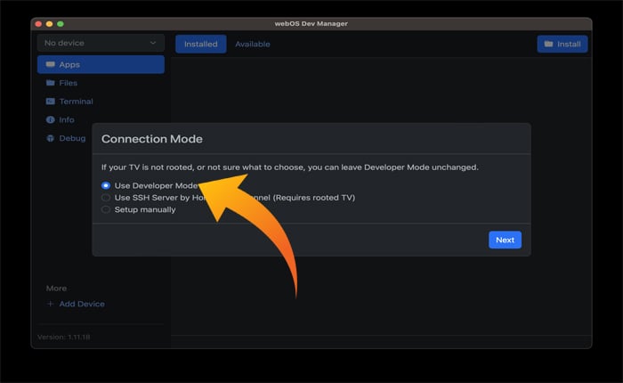 webosにkodiをインストールします