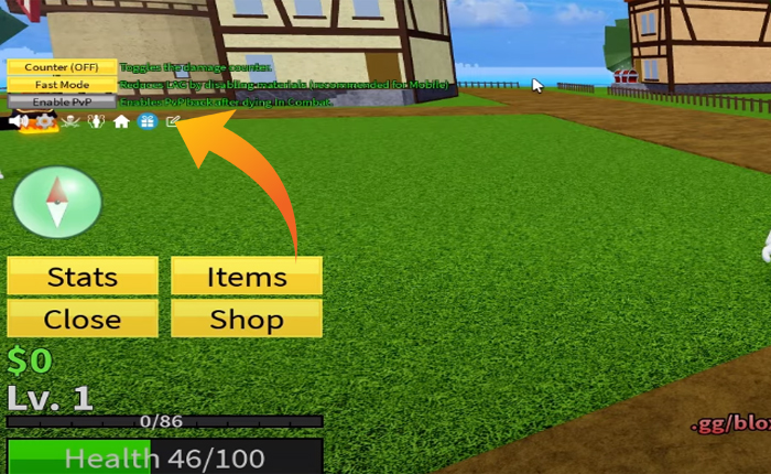 Blox Fruits Recreationでコマンドを取得して使用します