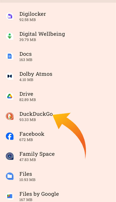 Duckduckgoは結果を示していません