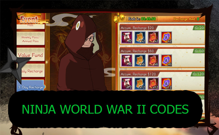 Ninja World War 2 Codes