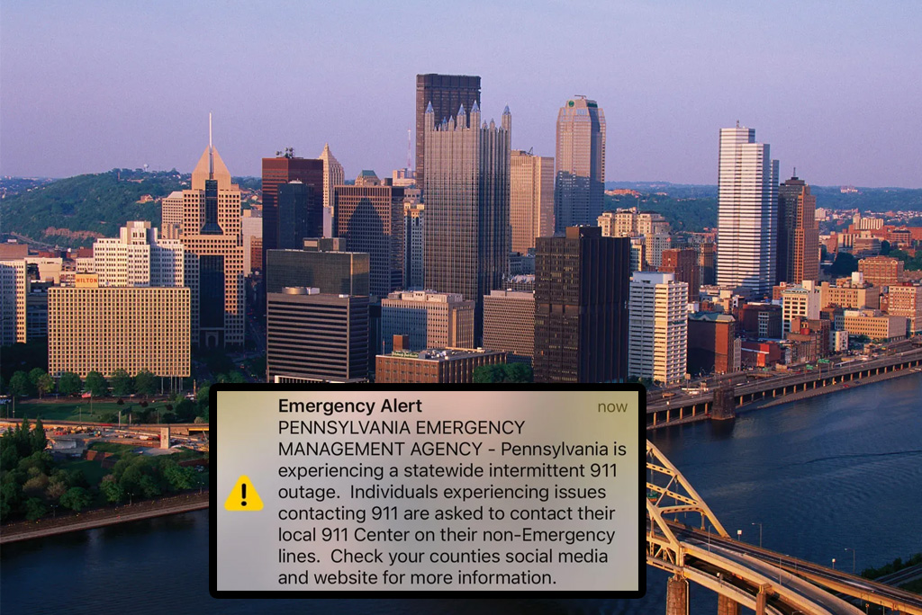 Pennsylvania 911 Not Working