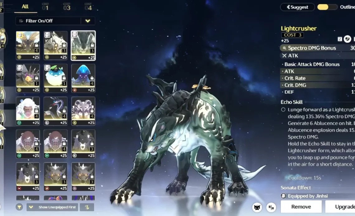 43311 または 44111： WuWa 2.8 でどのエコー セットを選択するか