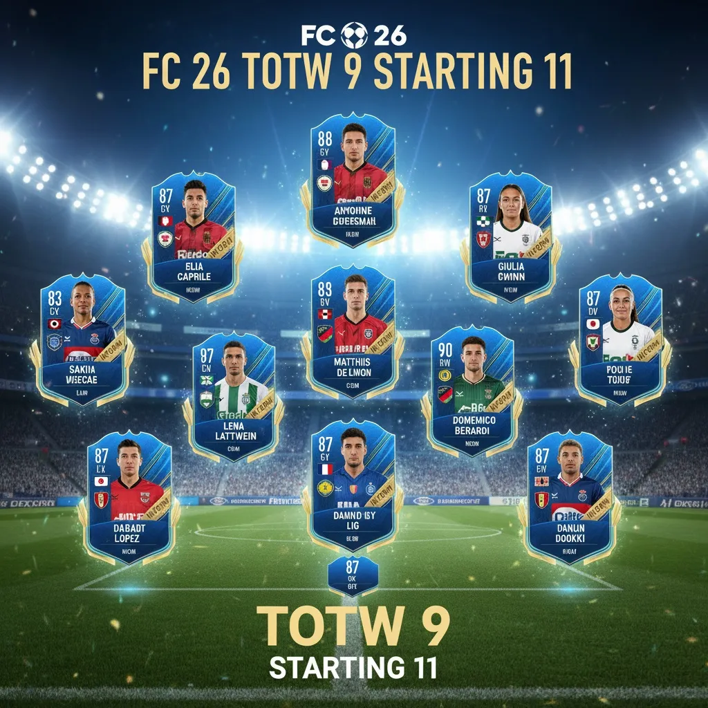 EA FC 26 TOTW 9 の予測とすべての出場者