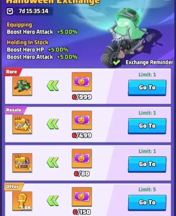 Last War: Survival ハロウィン ゴールド デコレーション