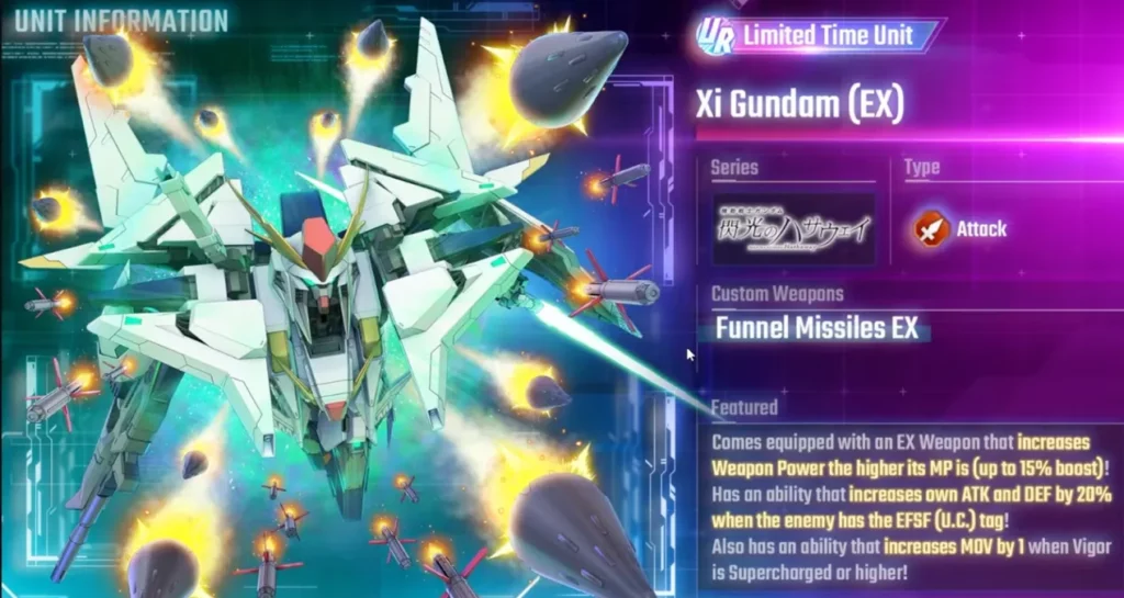 Xi ガンダム＆ペーネロペー SDガンダム G Eternal 11月下旬アップデート