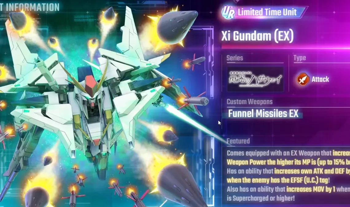 Xi ガンダム＆ペーネロペー SDガンダム G Eternal 11月下旬アップデート
