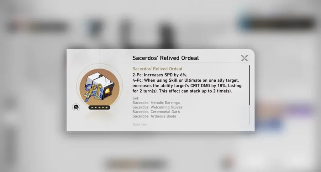 レリック、ライトコーン、チーム