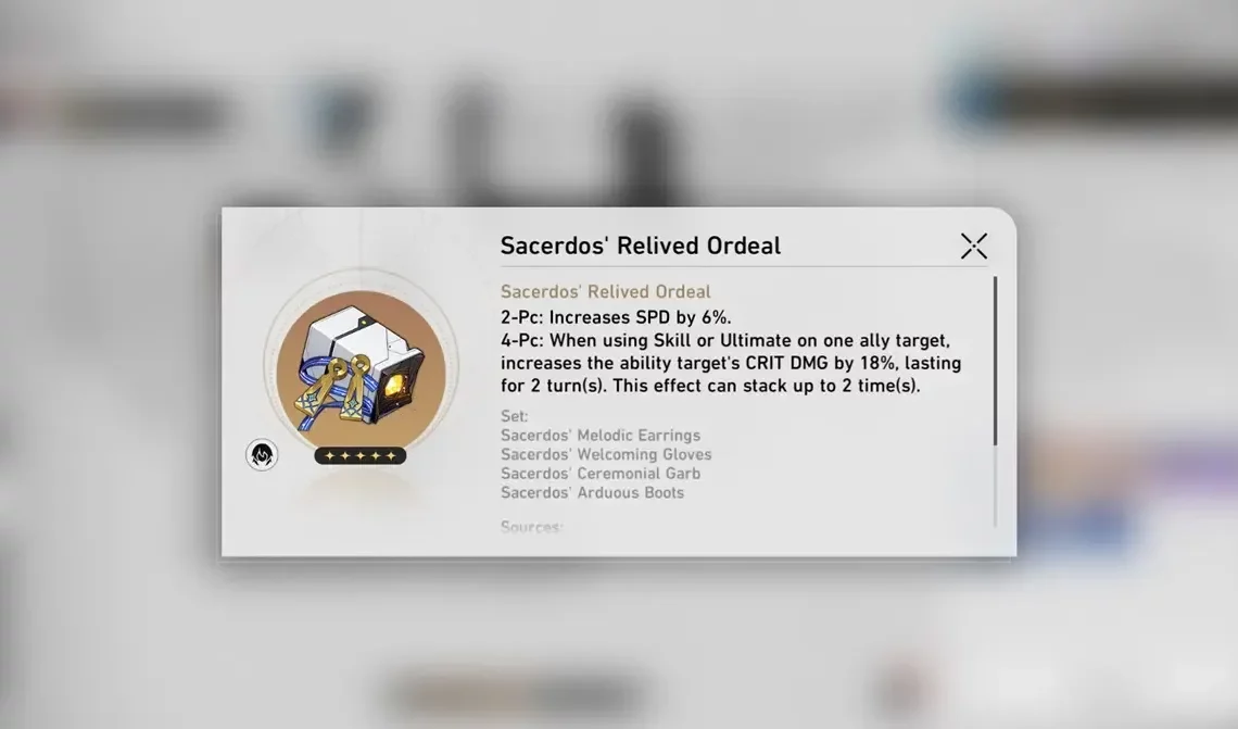 レリック、ライトコーン、チーム