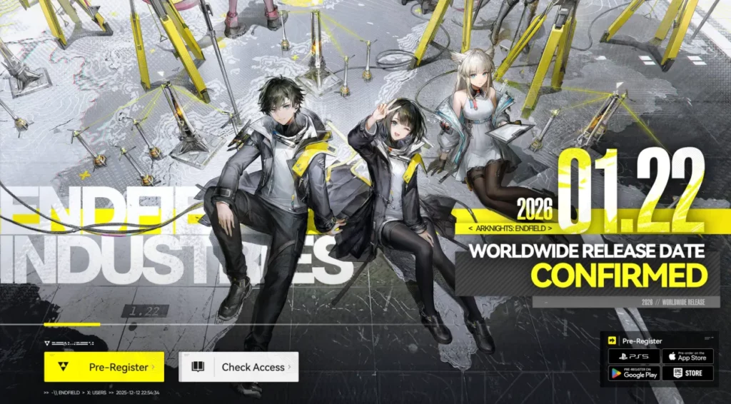 Endfield グローバル リリース日カウントダウン & 事前登録ガイド