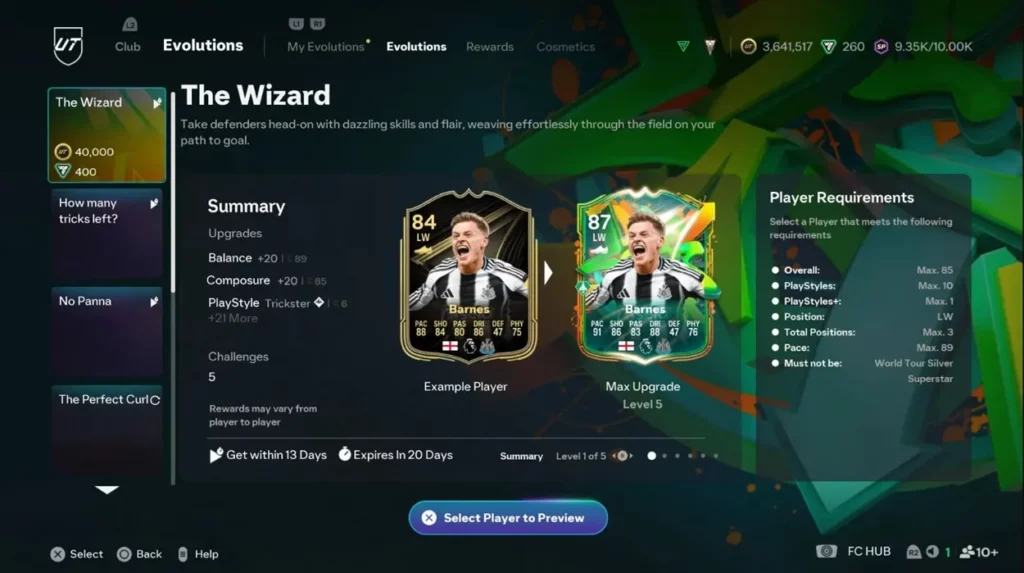 The Wizard Evolution で使用する最適な戦略