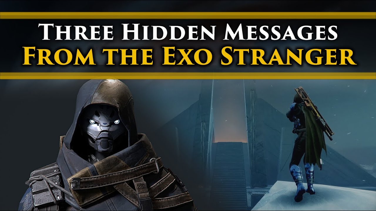 Destiny 2 Lore - The three hidden messages that the Exo Stranger left for us on Europa!