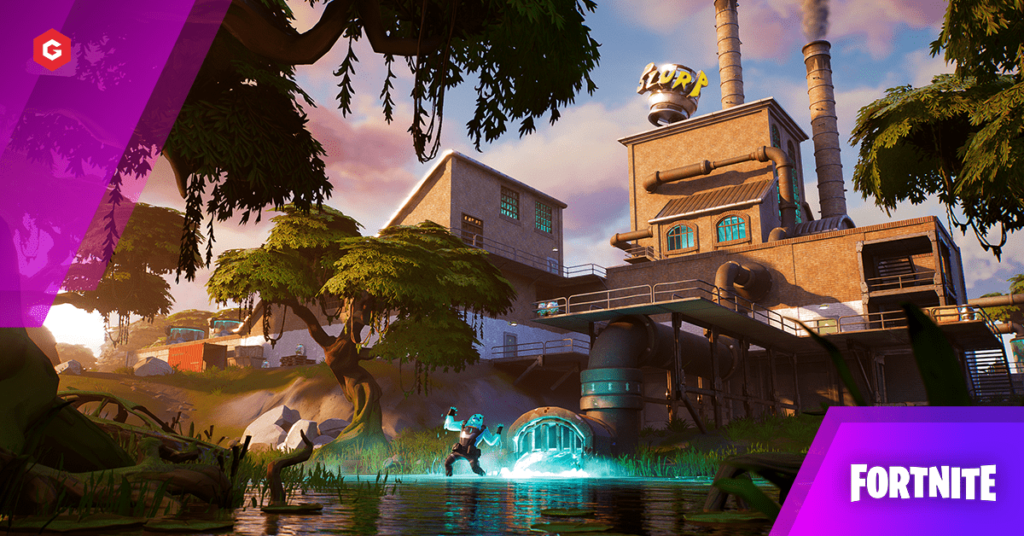 Fortniteチャレンジ：第2章シーズン5の1試合でSlurpySwampの家を訪ねる