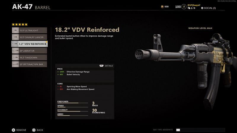 ブラックオプス冷戦弾の速度