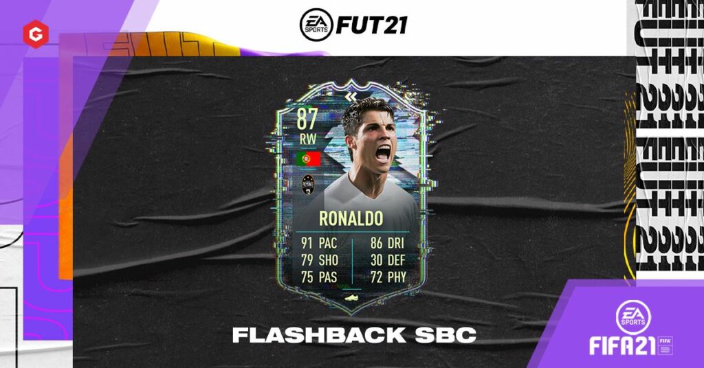 FIFA 21：クリスティアーノロナウドフラッシュバックSBC Xbox One、PS4、XboxシリーズX、PS5およびPC向けの最も安価なソリューション
