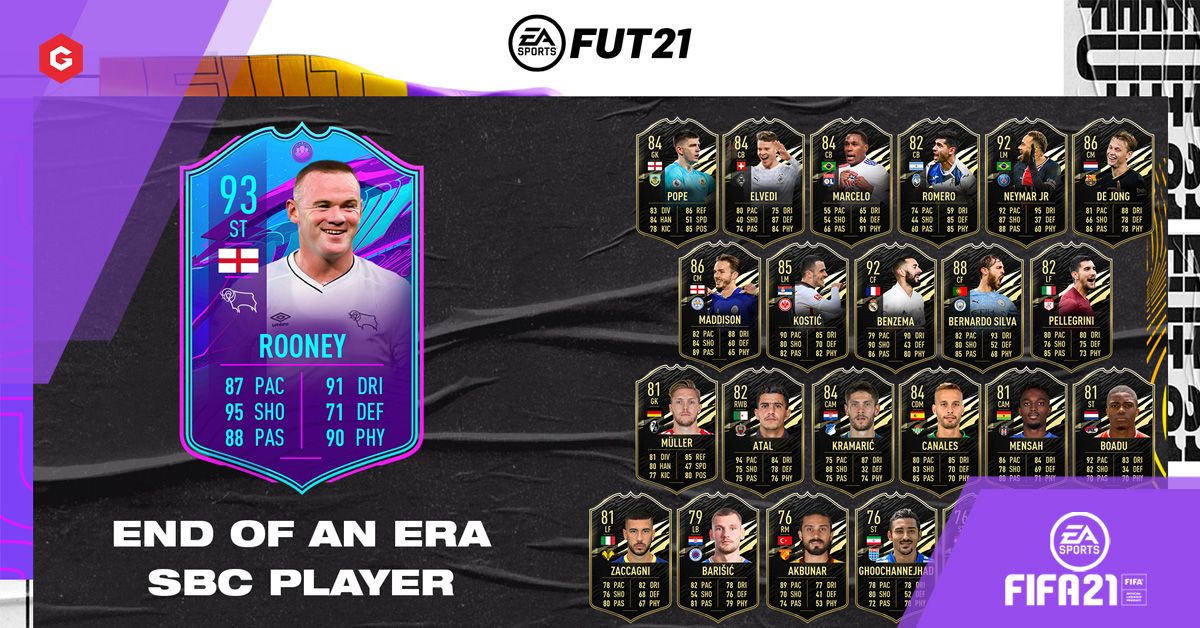 FIFA 21：ウェインルーニー時代の終わりXbox One、PS4、XboxシリーズX、PS5、PC向けのSBC最安値ソリューション