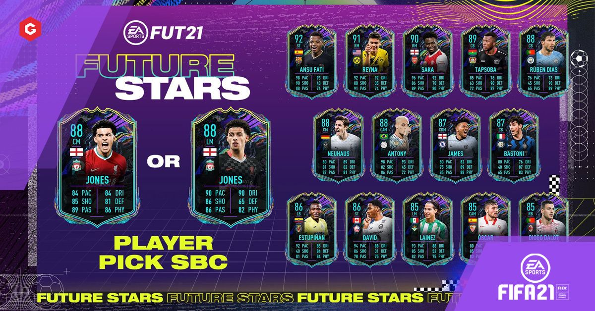 FIFA 21：カーティスジョーンズフューチャースターズがXbox One、PS4、XboxシリーズX、PS5、PC向けのSBC最安値ソリューションを選択