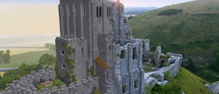 Minecraftはナショナルトラストと提携して歴史的な城をブロック形式で建設します
