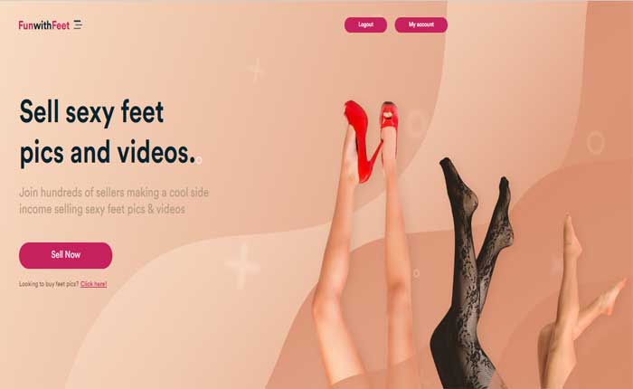 FunwithFeet で足の写真を販売する