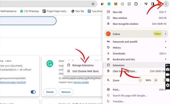 IDM 拡張機能が Chrome に表示されない