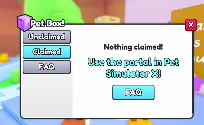 ペットシミュレーター 99 ペットを請求する