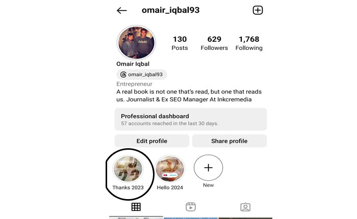 Thanks 2023 Instagram テンプレート