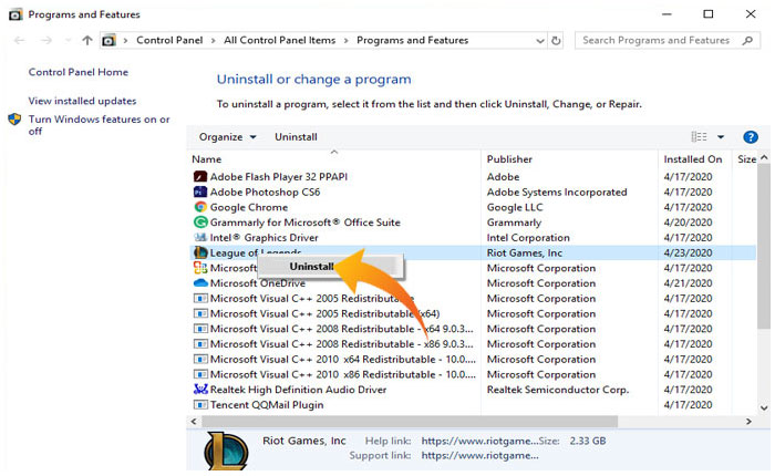 リーグクライアントが読み込まれていません