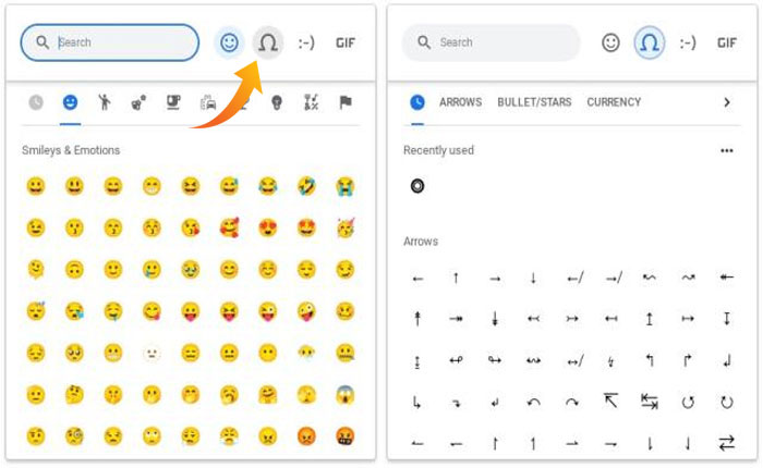 Chromebook で特殊文字を使用する