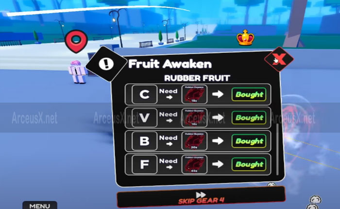 ワンフルーツシミュレーター ギア4